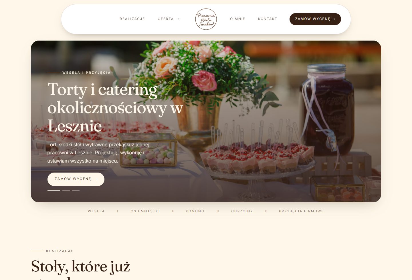 Projekt: Pracownia Wielu Smaków